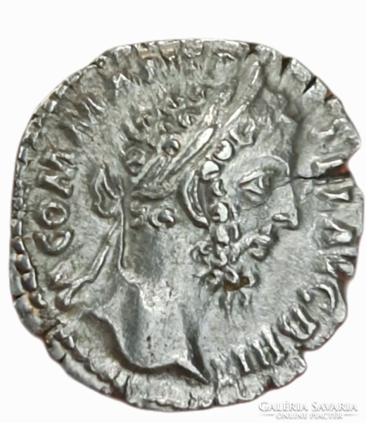 COMMODUS (177-192) Denarius, Virtus, Római Birodalom VIRTVT ezüst denar
