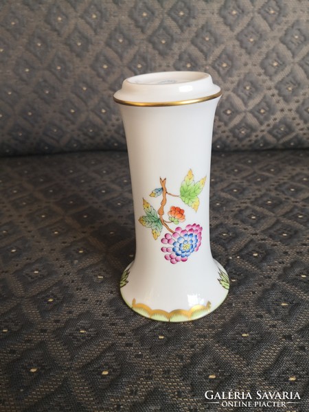 Herend vbo, victoria, small vase of victoria, 12 cm