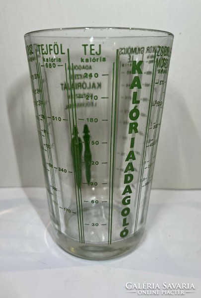 Glass calorie dispenser