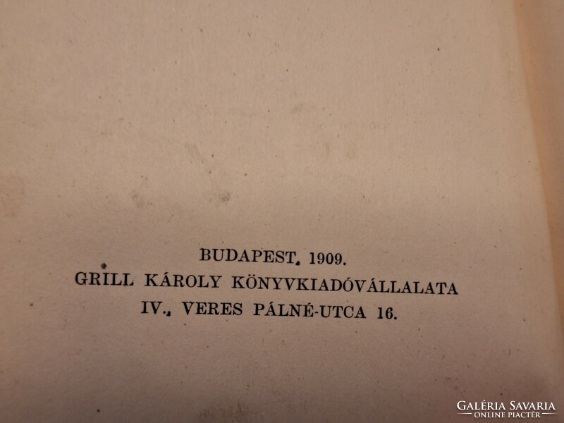 1909-Károly Grill's book publishing company-ignotus: records-golden library of Hungarian writers 28--collectors