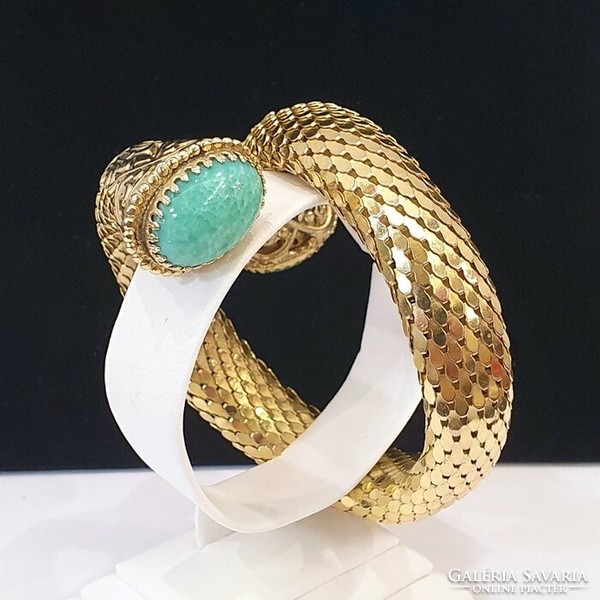 Whiting&davis 14kt gold-plated vintage bracelet