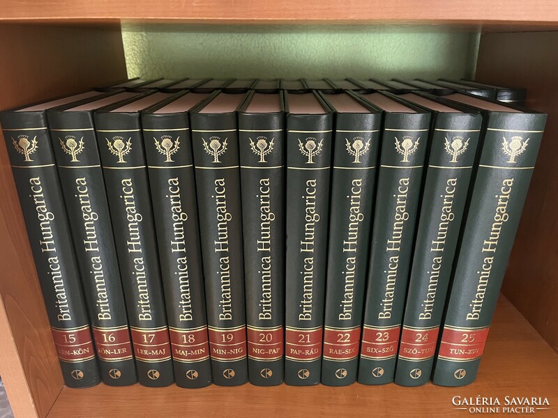 Britannica Hungarian World Encyclopedia 1-25. Volume