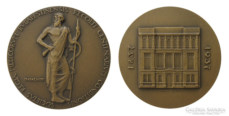 Walter Madarassy: Budapest Royal Medical Society 1837-1937