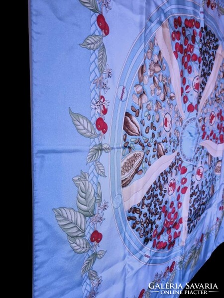 Lanvin silk vintage scarf 90x90 cm. (6396)