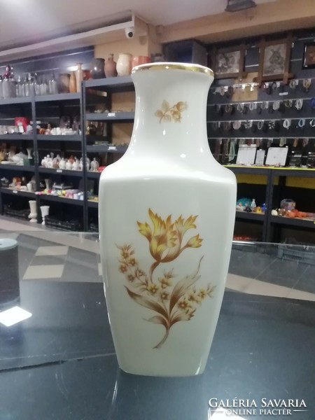 Hollóház porcelain vase