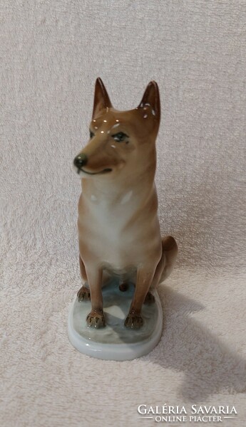 Rare! Zsolnay German Shepherd dog