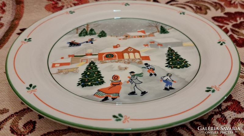 Christmas porcelain plate 2 (l4334)