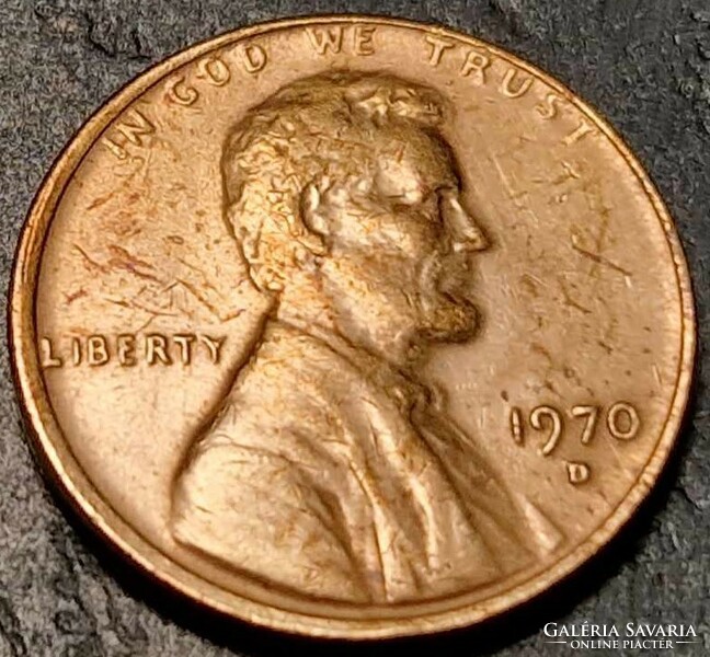 1 Cent, 1970.D., Lincoln cent