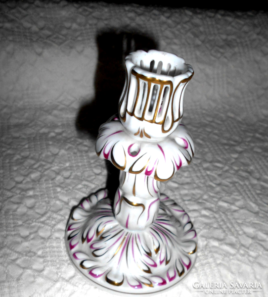 Herend porcelain candle holder