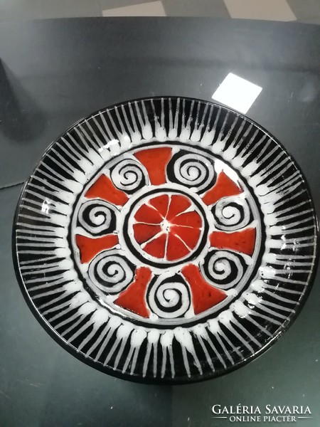 Retro ceramic wall plate