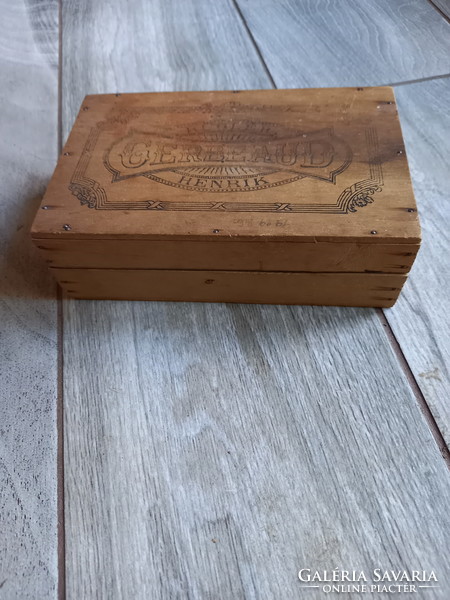 Antique kugler henrik gerbaud cake box (16.2x10x5.2 cm)