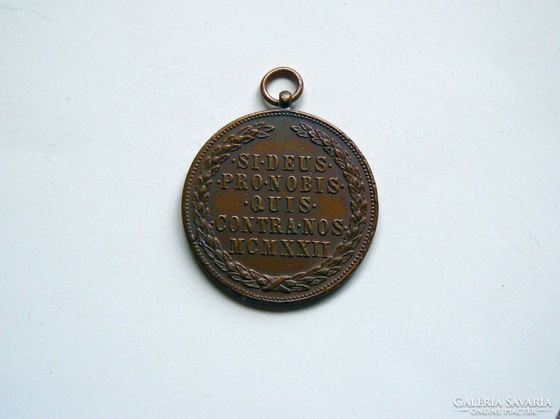 Bronze merit medal of the Kingdom of Hungary, marked, rarer without gilding! (1935-1944), Original award