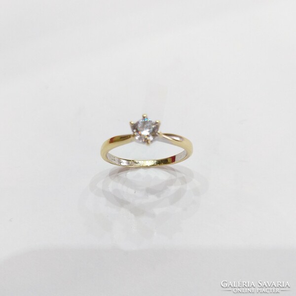 14 Carats, 1.62g. Gold engagement ring (no. 23/62)