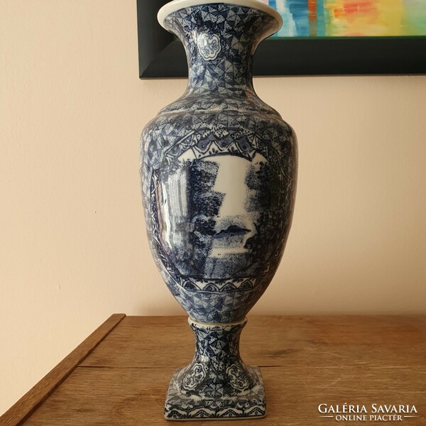 English faience vase