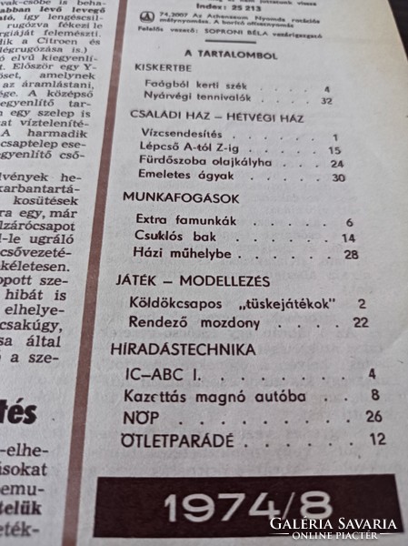 1974 /AUGUSZTUS EZERMESTER/ SZÜLETÈSNAPRA/KARÀCSONYRA.