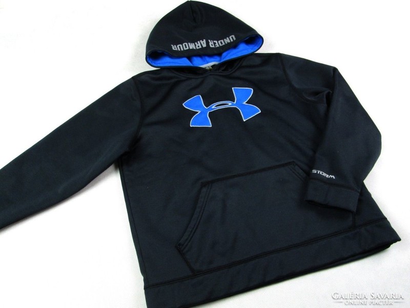 EREDETI UNDER ARMOUR (KAMASZ) FEKETE SPORTOS FÉRFI KAPUCNIS PULÓVER