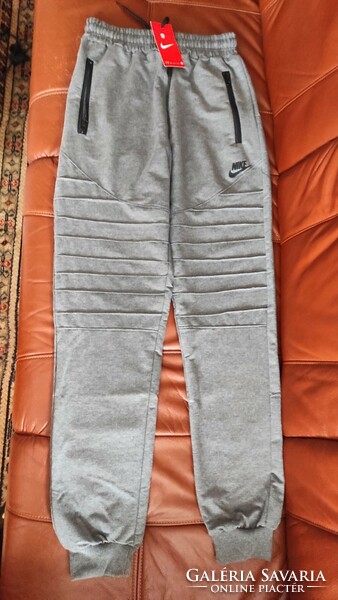 Fashionable light gray new cotton training pants