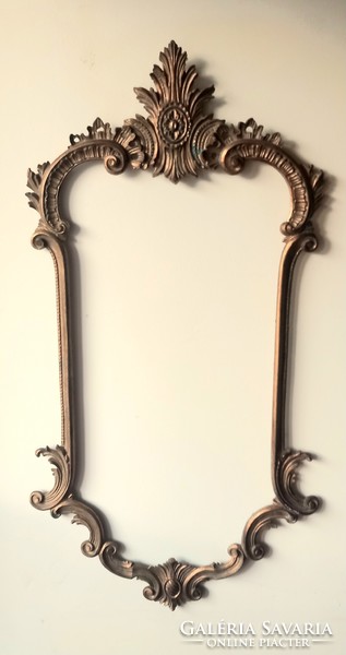 Antique Italian wood carved picture frame v. Mirror frame negotiable empire marked