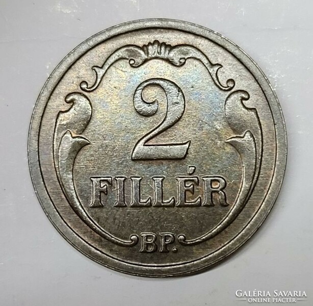 1926 Horthy 2 pennies bp beautiful