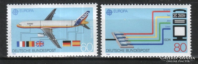 Postatiszta Bundes 1851 Mi 1367-1368     2,80 Euró