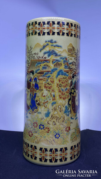 Vintage Kínai Porcelán 20. századi Qianlong Mark jelzésel (Távol-Keleti)