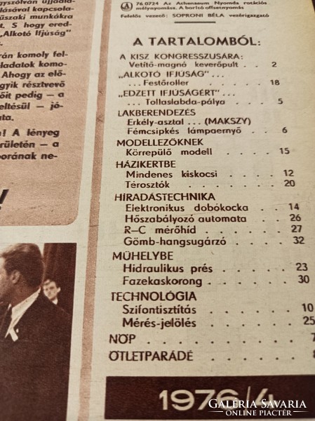 1976 / ÀPRILIS EZERMESTER/ SZÜLETÈSNAPRA/KARÀCSONYRA.