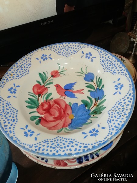 Antik festett Antik tányér gyűjteményből 36