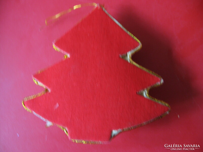 Retro kézműves karácsonyfa dísz fenyőfa forma