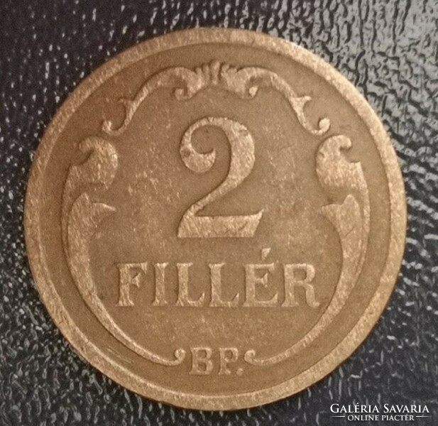 1933 Horthy 2 pennies bp rare