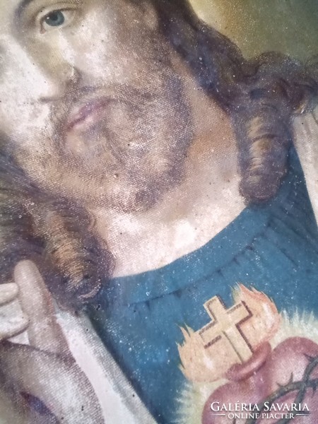 Antique Jesus icon