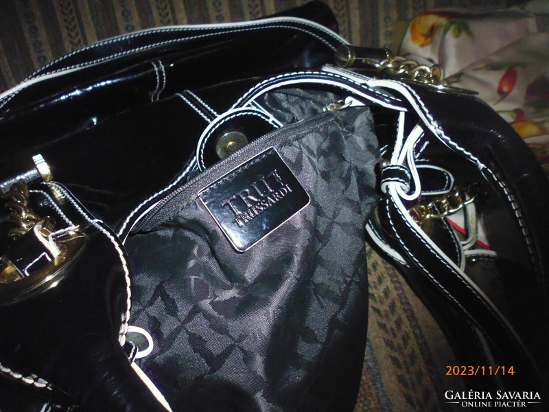 Beautiful premium Trussardi genuine leather bag..