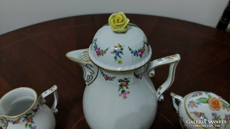 Herend tea set for 6 persons with Liechtenstein pattern
