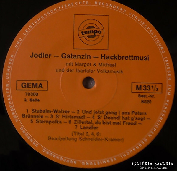 Margot Und Michael, Isartaler Volksmusik - Jodler, Gstanzln,Hackbrettmusi (LP, Album)