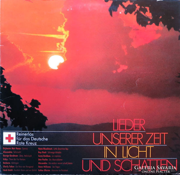 Various - Lieder Unserer Zeit In Licht Und Schatten (LP, Comp)