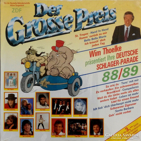 Various - der grosse preis • wim thoelke presents ihre deutsche schlager-parade 88/89 (lp, comp)