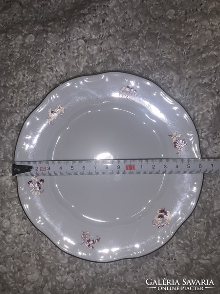 5 db Zsolnay süteményes tányér kopásmentes aranyozással 16,5 cm átmérőjű