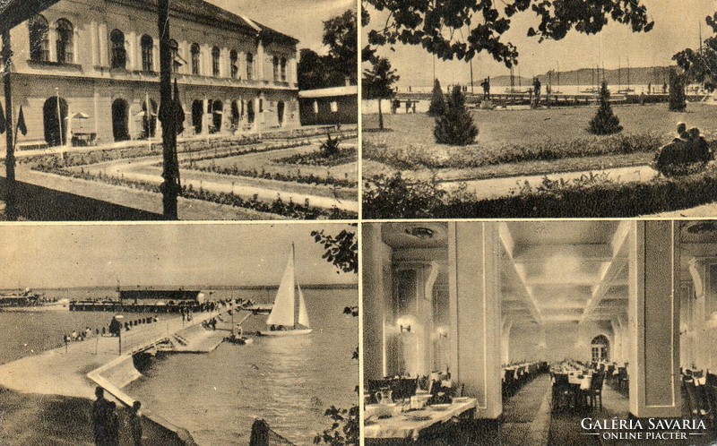 Ba - 156 panoramas of the Balaton region in the middle of the 20th century. Balatonfüred