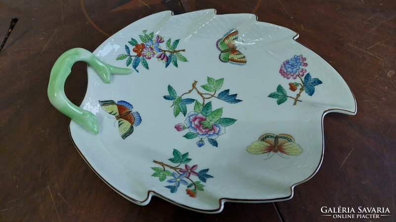 Herend victoria pattern antique bowl with handles