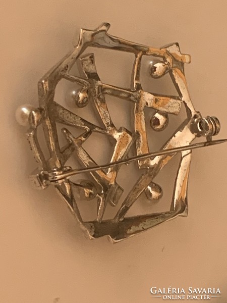 Silver pin- 1960s foe marked