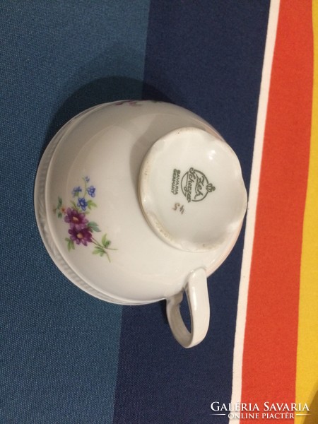 Vintage porcelain cup with bottom - Bavaria - Zeh Scherzer