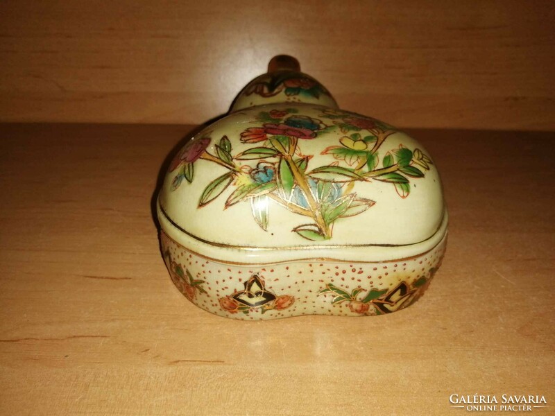 Oriental porcelain jewelry holder - 20 cm long (26/d)