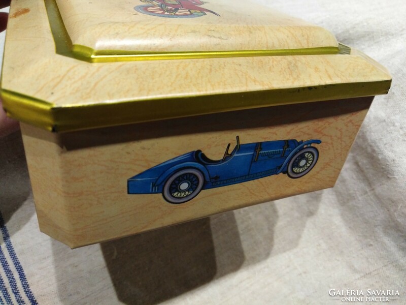Old cars - tin storage, box, decorative object