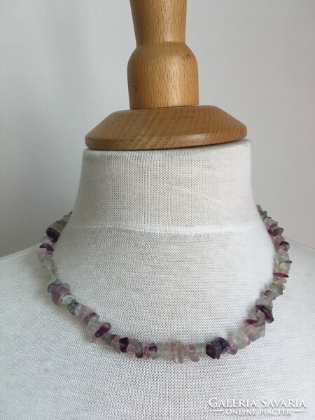 Amethyst beads necklace