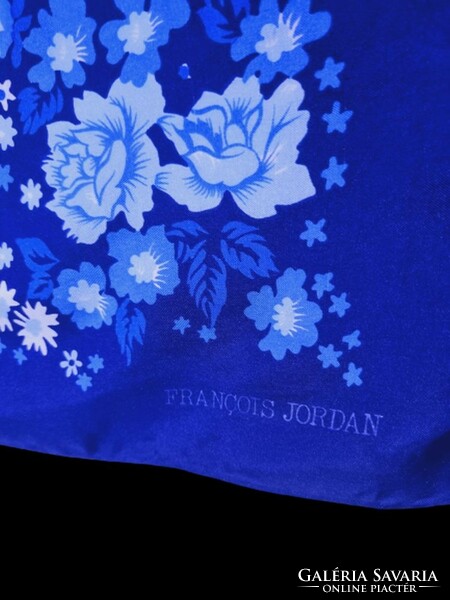 Francois Jordan vintage scarf 77x77 cm. (6430)