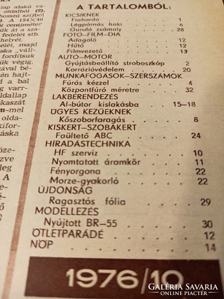 1976 / OKTÓBER EZERMESTER/ SZÜLETÈSNAPRA/KARÀCSONYRA.