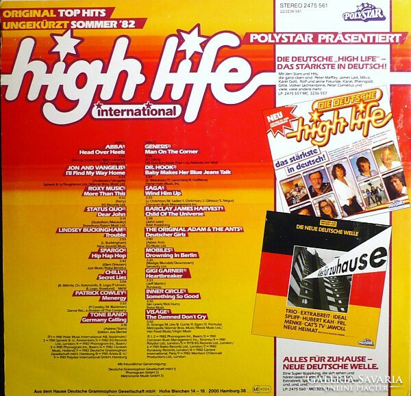 Various - High Life (International) (LP, Comp)