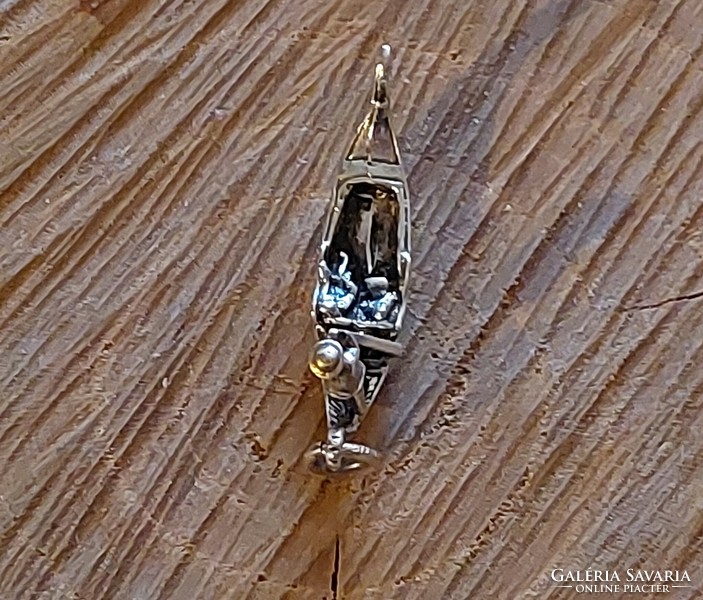 Special silver gondola pendant