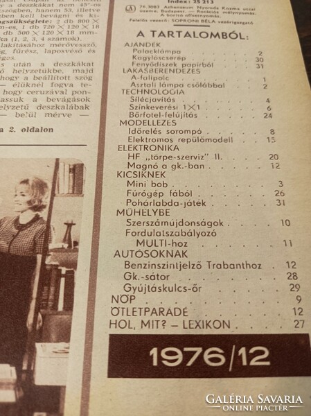 1976 DECEMBER EZERMESTER / SZÜLETÈSNAPRA/KARÀCSONYRA.