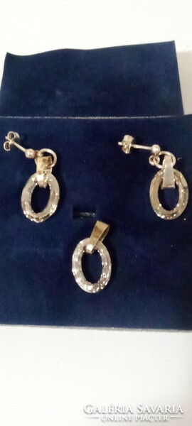 Silver jewelry set