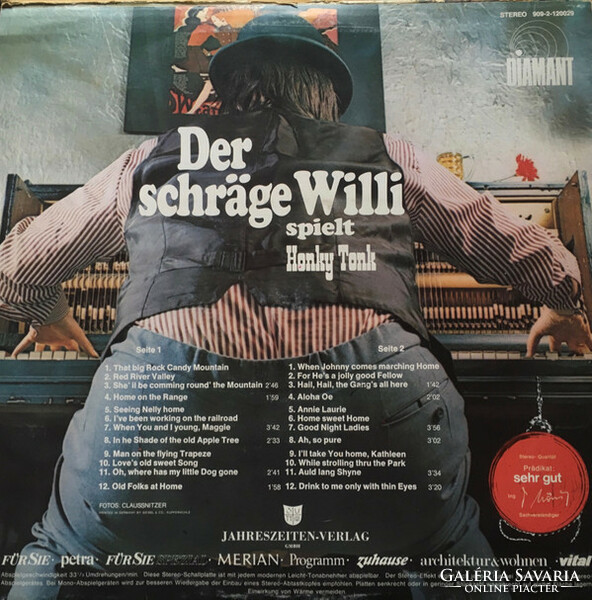 Der Schräge Willi - Spielt Honky Tonk (LP, Album)
